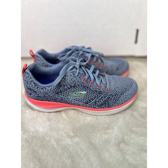 Sketchers Air cooled memory foam Ultra groove blue sneaker women size 6 - Picture 3 of 9